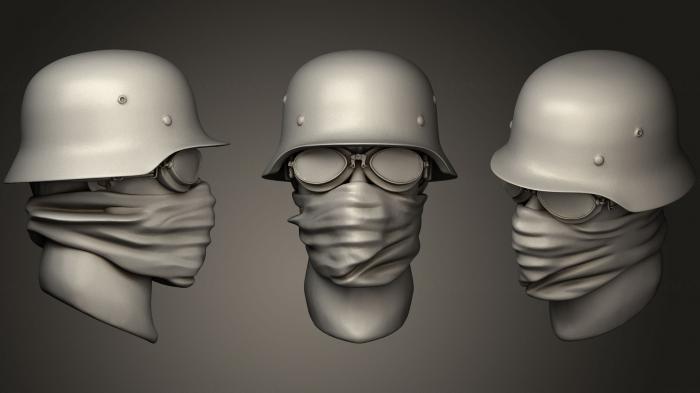 Military figurines (STKW_0465) 3D model for CNC machine